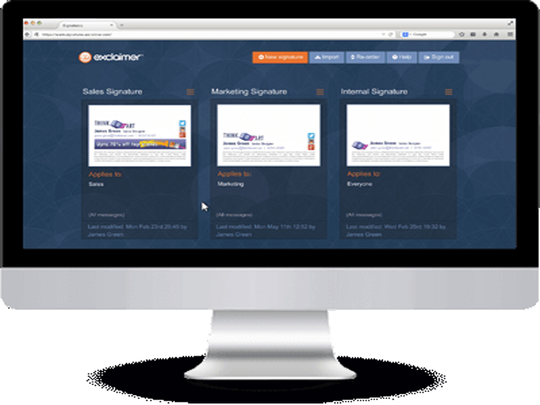 Exclaimer cloud